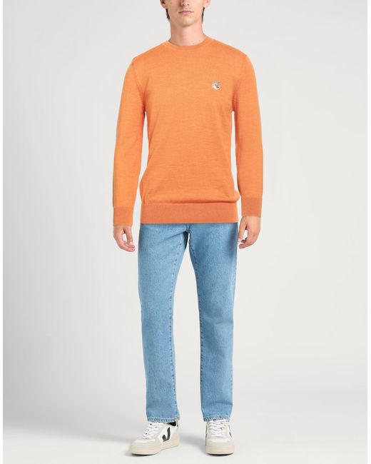 Maison Kitsuné Orange Sweaters for men