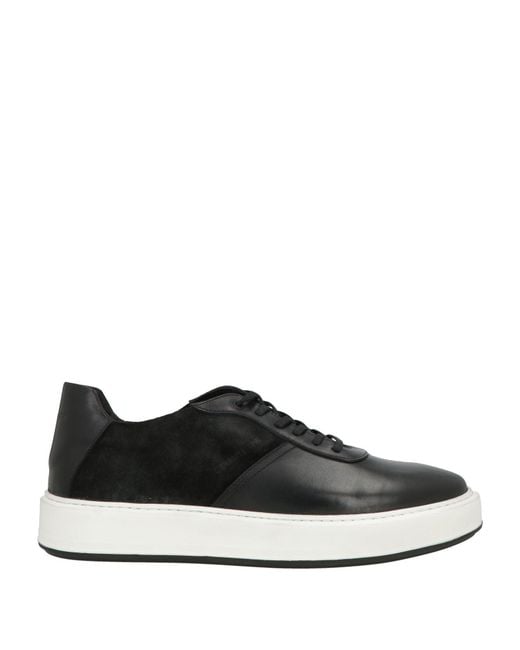 Cerruti 1881 Black Sneakers Cow Leather for men