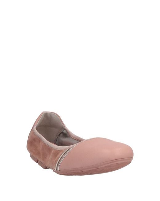 Hogan Pink Ballet Flats