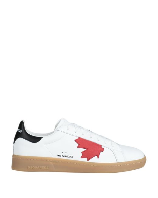 DSquared² Pink Sneakers Calfskin for men