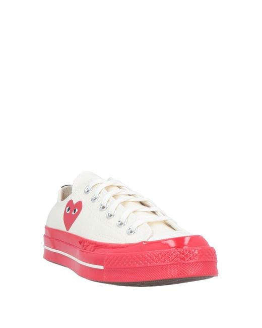 CONVERSE x COMME des GARÇONS PLAY Pink Trainers