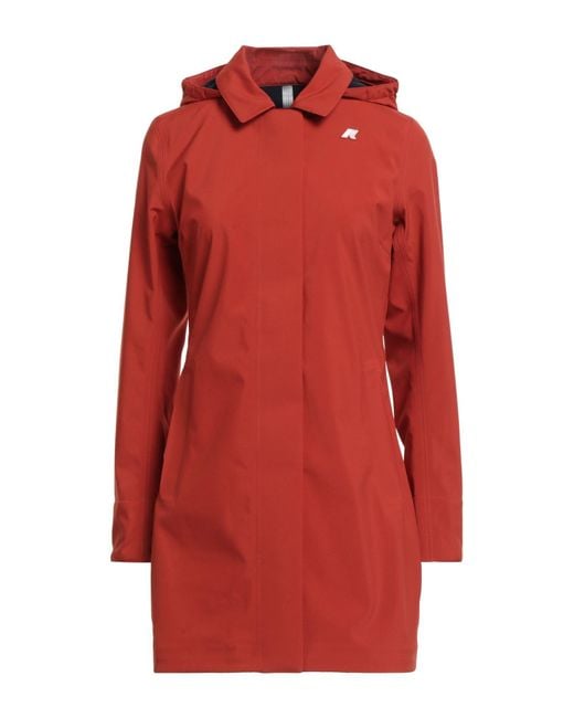 Sobretodo y gabardina K-Way de color Red