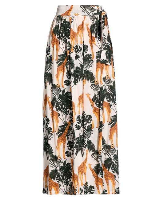 CONNOR & BLAKE White Maxi Skirt Cotton