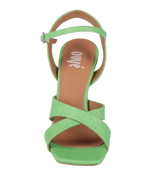 Ovyè Green Sandals