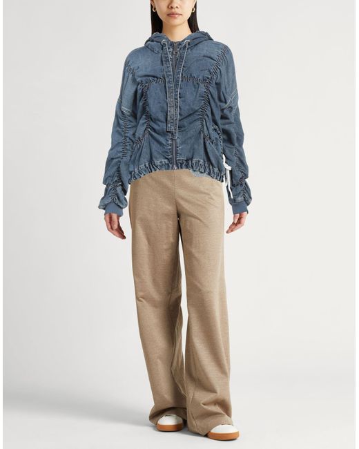 Khrisjoy Blue Denim Outerwear Cotton