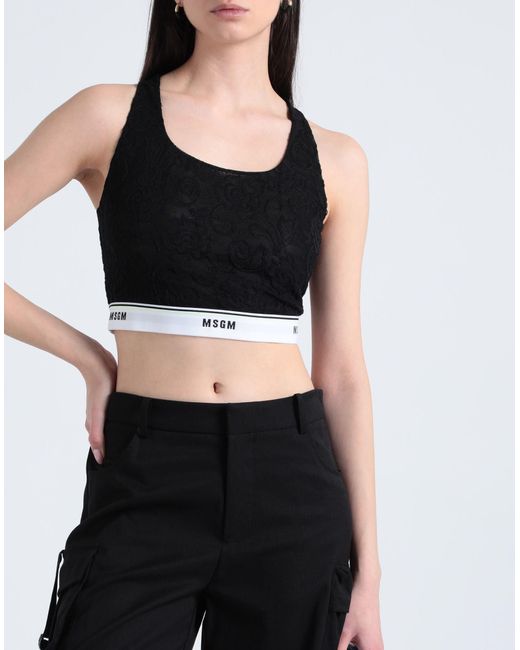 MSGM Black Top
