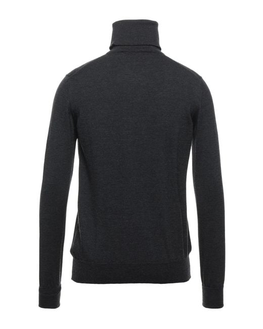 Alpha Studio Blue Turtlenecks for men