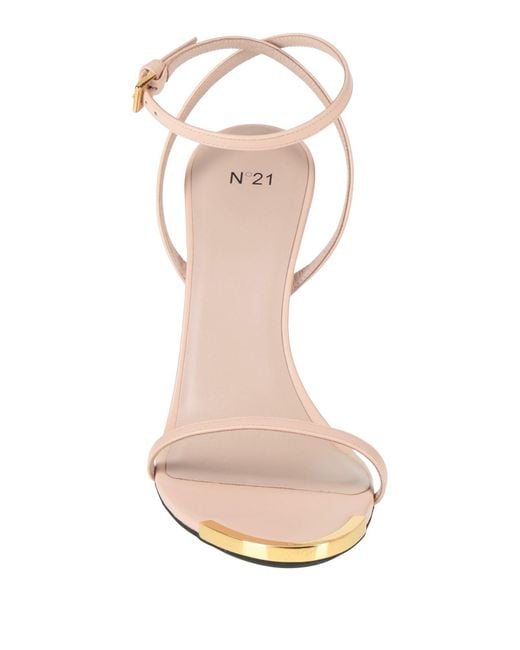N°21 White Light Sandals Leather