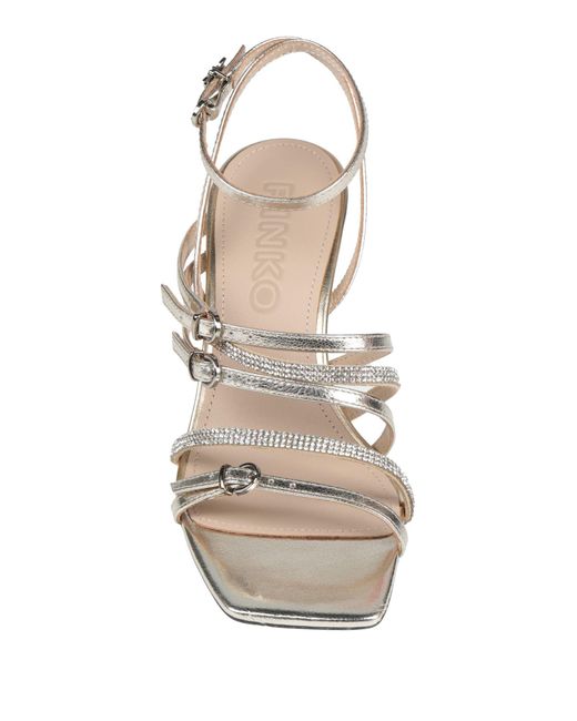 Pinko White Sandals