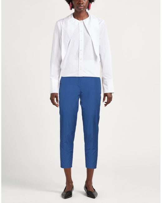 Pennyblack Blue Pants Cotton