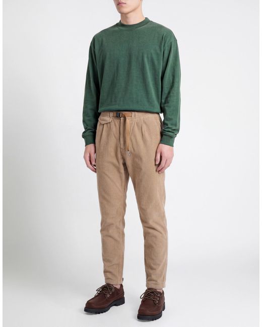 White Sand Natural Pants Cotton, Lyocell, Elastane for men