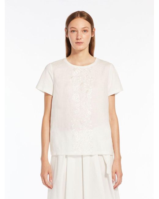 T-shirt Weekend by Maxmara en coloris White