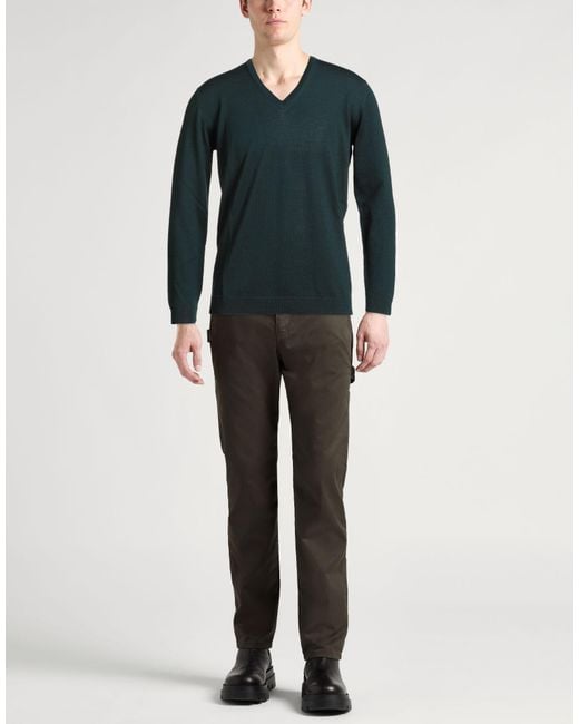 Roberto Collina Green Jumper for men