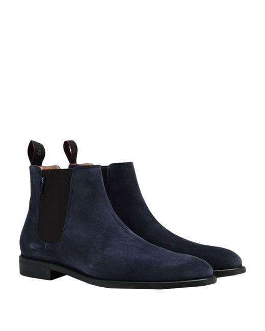 PS by Paul Smith Blue Ankle Boots for men