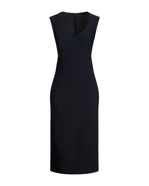 SEVENTY VENEZIA Black Midi Dresses