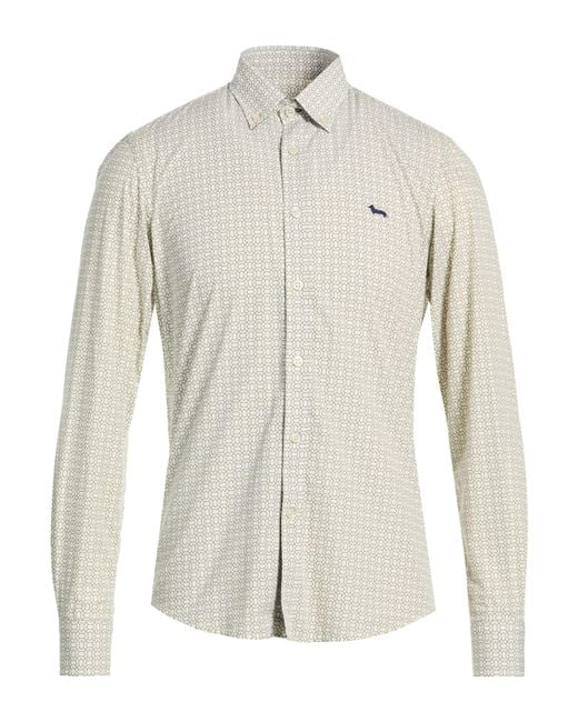 Harmont & Blaine White Military Shirt Cotton for men