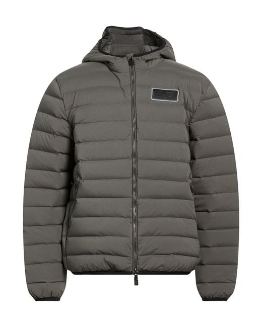 EA7 Gray Puffers for men