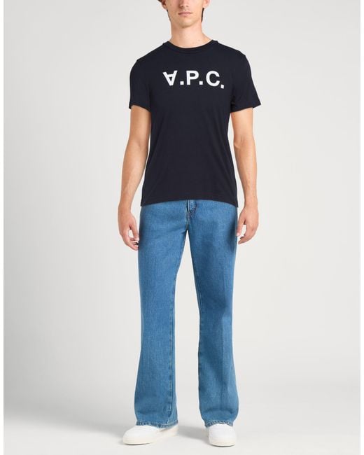 A.P.C. Blue T-Shirt for men