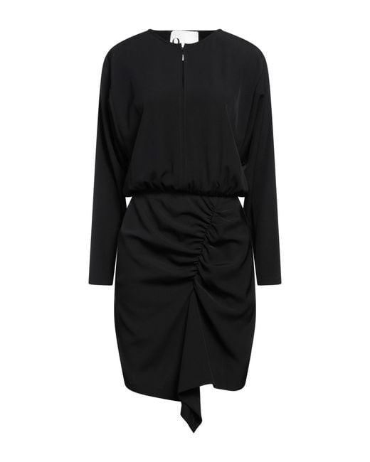 8pm Black Midi Dress