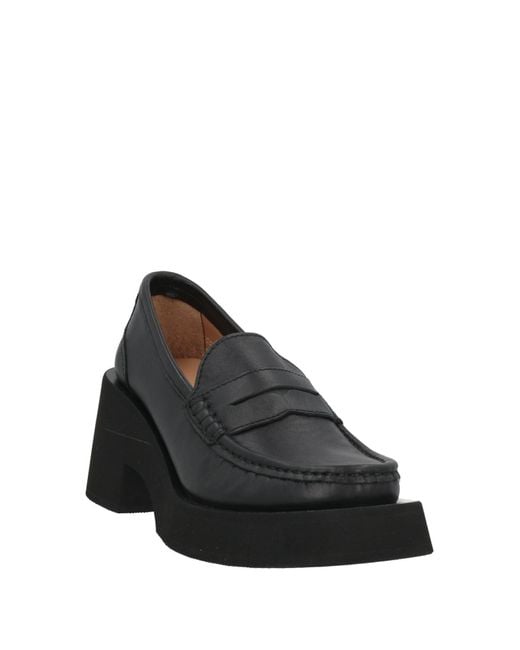 Paloma Barceló Black Odele Loafers Leather