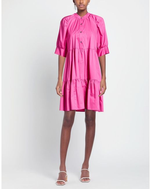 Shirtaporter Pink Mini Dresses