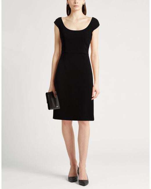 Aspesi Black Mini Dress Triacetate, Polyester