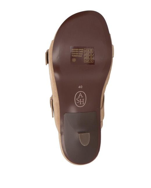 Ash Natural Sandals Leather