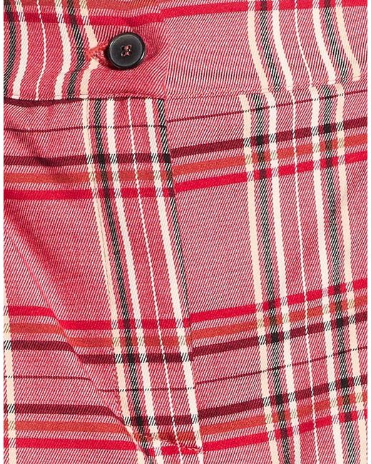 Dixie Red Shorts & Bermuda Shorts Polyester, Viscose, Elastane