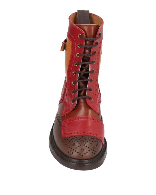 Tricker's Brown Ankle Boots Leather
