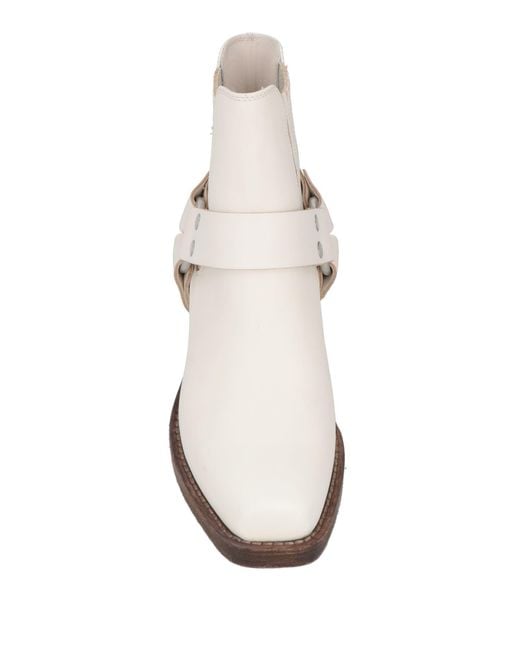 Re/done Natural Ankle Boots