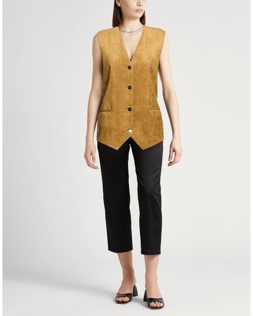Alysi Yellow Tailored Vests