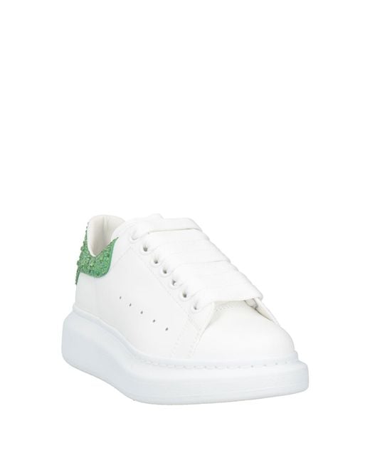 McQueen White Sneakers Leather