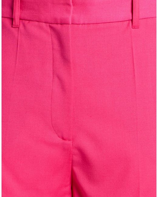 Barbara Bui Pink Fuchsia Shorts & Bermuda Shorts Polyester, Wool, Elastane