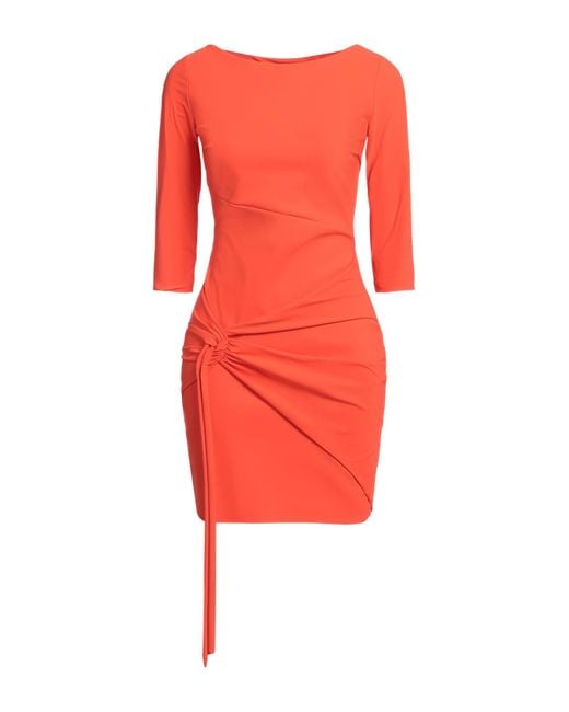 La Petite Robe Di Chiara Boni Women's Red Mini Dress Polyamide