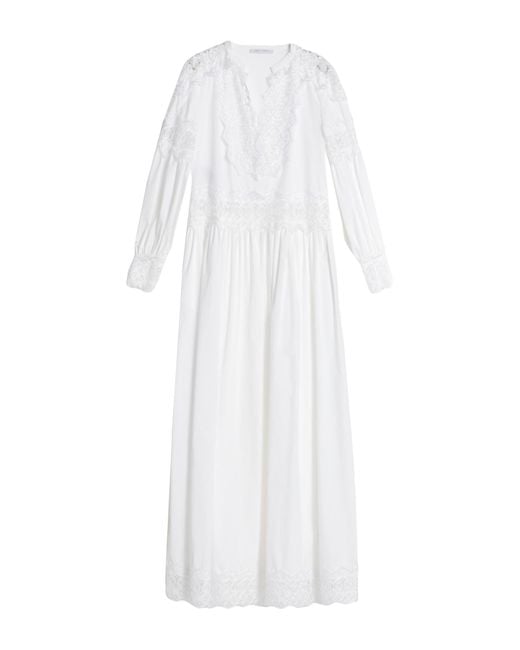 Vestito Lungo di Alberta Ferretti in White
