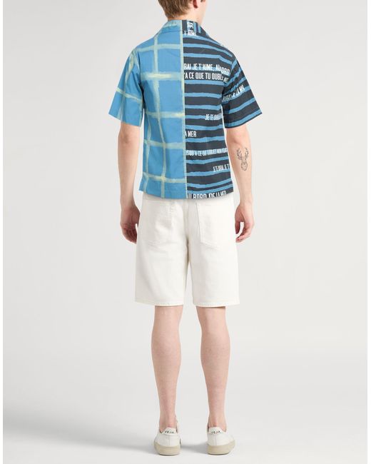 Chemise Emporio Armani pour homme en coloris Blue