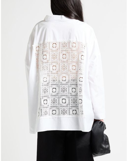 Gaelle Paris White Shirt Cotton
