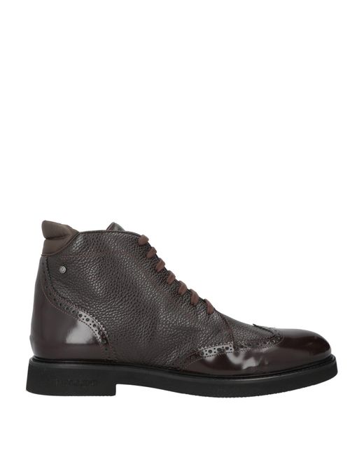 Pollini Brown Ankle Boots for men
