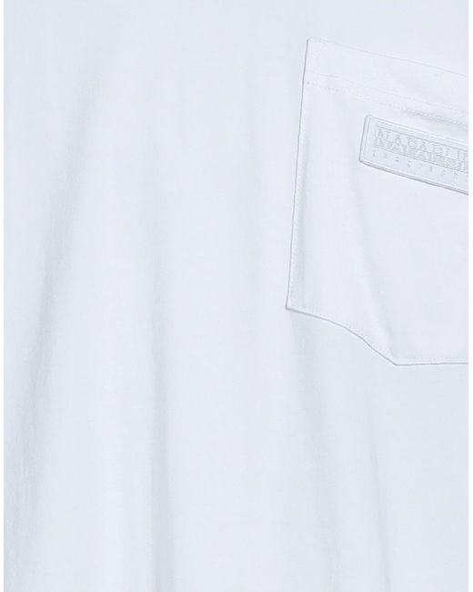 Napapijri T-shirt in White for Men | Lyst
