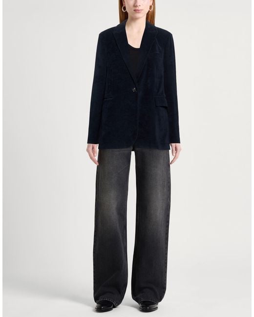 Circolo 1901 Blue Midnight Blazer Cotton, Polyester