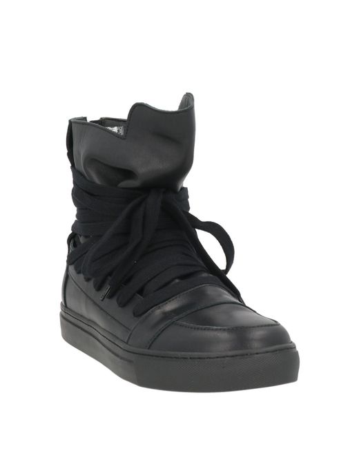 Kris Van Assche Black Sneakers Leather for men