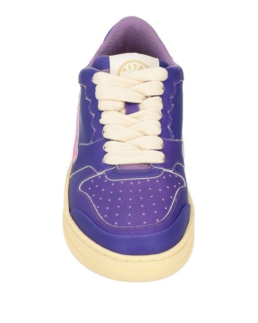 METAL GIENCHI Purple Sneakers