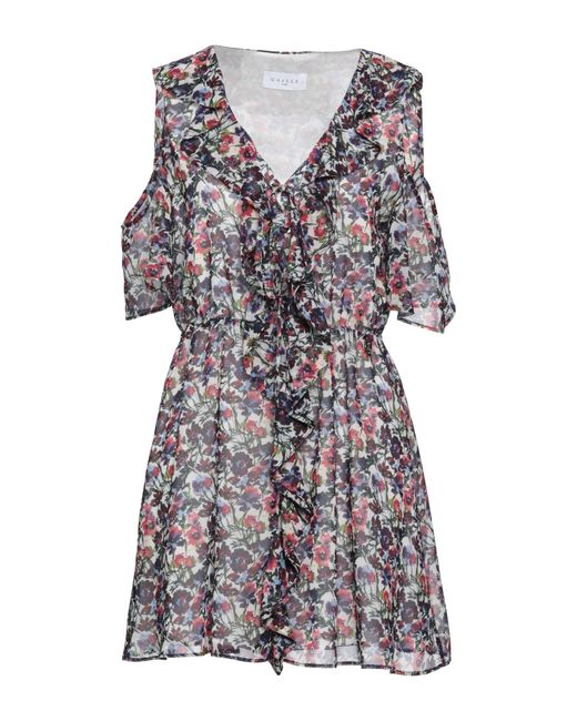 Gaelle Paris Purple Mini Dress