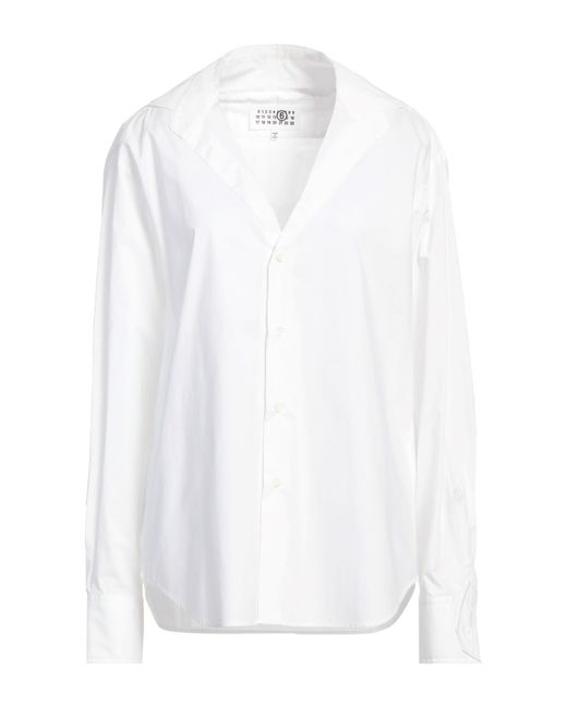MM6 by Maison Margiela White Shirt Cotton