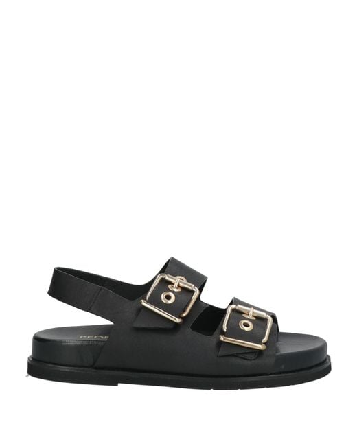 Pedro Miralles Black Sandals Leather