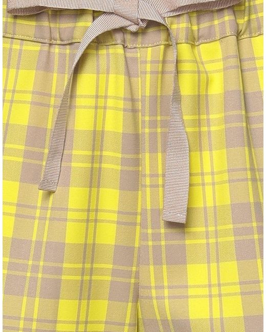 Semicouture Yellow Trouser