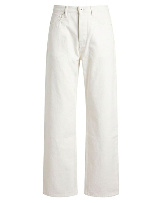Jil Sander White Jeans Cotton for men