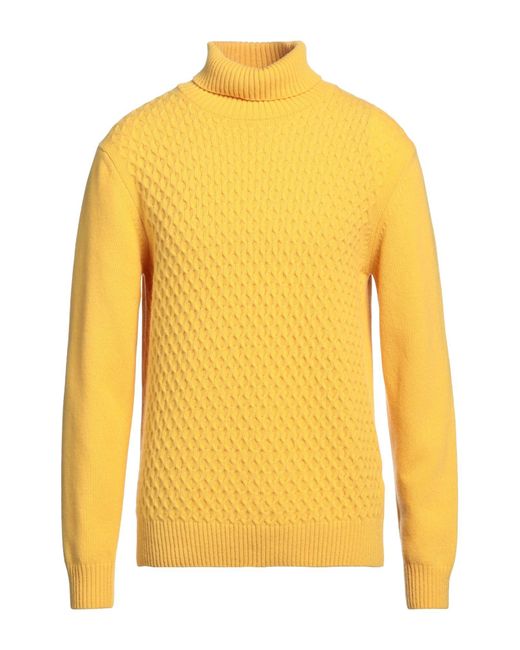 Abkost Yellow Turtleneck for men