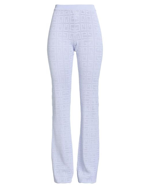 Givenchy Blue Lilac Pants Viscose, Polyamide, Polyester