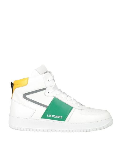 Les Hommes Green Trainers for men